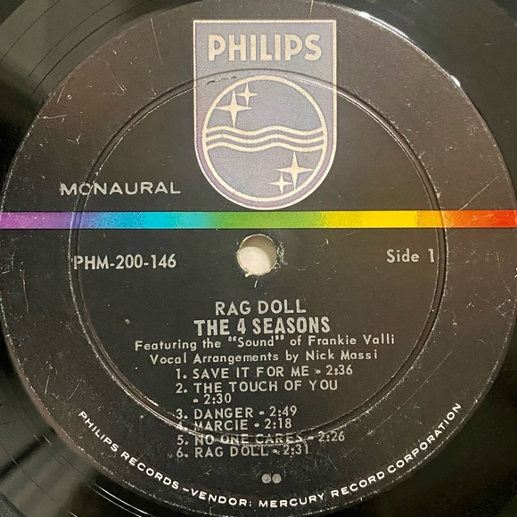 THE 4 SEASONS - RAG DOLL 1964 - Picture 6 of 10